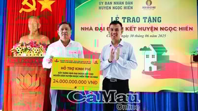 Khánh thành, bàn giao 300 căn nhà tại xã Phan Ngọc Hiển