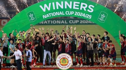 L'équipe CAHN a battu SLNA 5-0 : a remporté la Coupe nationale avec un bonus de 2 milliards de VND
