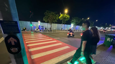 TPHCM lắp đặt hệ thống đèn cảnh báo chỉ vạch đi bộ