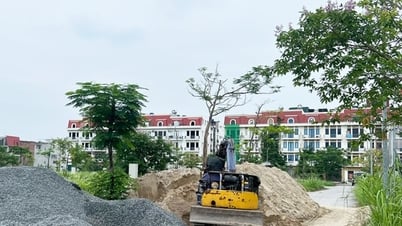 Bau der technischen Infrastruktur für Wohngrundstücke in Van Noi, Bezirk Phu Luong (Ha Dong): Wann wird die Fertigstellung erfolgen?