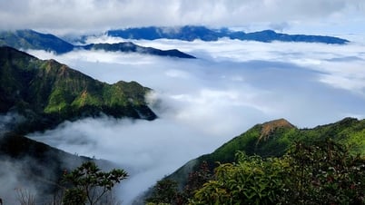 Un lieu verdoyant pour échapper à la chaleur, où l'on peut observer les nuages ​​planer au-dessus de la vallée, à 250 km de Hanoi