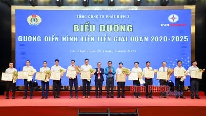 TMP có 2 cá nhân được tuyên dương điển hình tiên tiến toàn EVNGENCO2