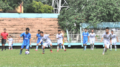 Giải bóng đá thiếu niên (U13) toàn quốc 2025: Chủ nhà Đắk Lắk chia điểm với T&T VSH