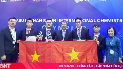 Học sinh Việt giành ba huy chương vàng Hóa học quốc tế