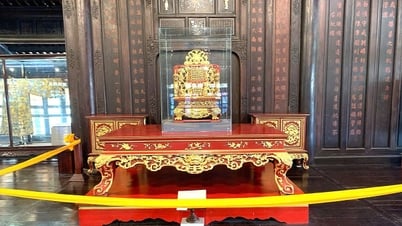 Huế lắp đặt tủ kính bảo vệ 3 ngai vua triều Nguyễn
