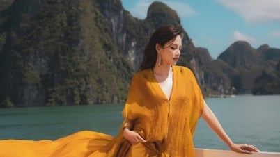 Miss Le Hoang Phuong becomes "muse" of designer Le Thanh Hoa