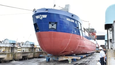 Ba Son เปิดตัวเรือที่สร้างขึ้นตามการออกแบบของ Damen Group - เนเธอร์แลนด์