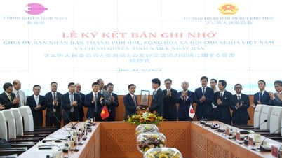 Ký kết biên bản ghi nhớ giữa thành phố Huế và tỉnh Nara