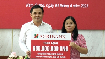 Agribank Nam Giang hỗ trợ xây dựng 10 nhà ở cho hộ nghèo