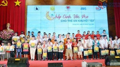 Đồng hành cùng học sinh khuyết tật, mồ côi có hoàn cảnh khó khăn