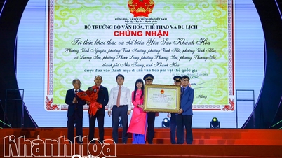 Vinh danh di sản văn hóa quốc gia Yến sào Khánh Hòa