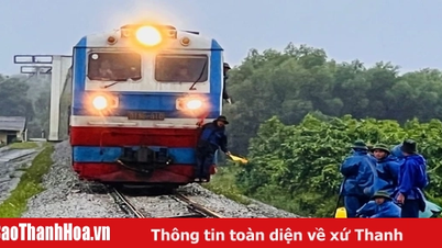 Ngăn chặn hành vi ném đất, đá, chất bẩn lên tàu trên các tuyến đường sắt