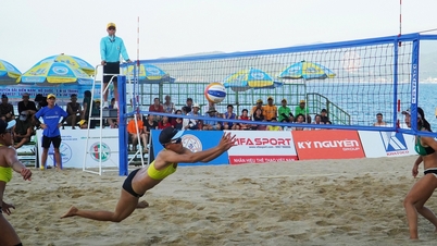 Emocionante torneo internacional de voleibol de playa en Nha Trang