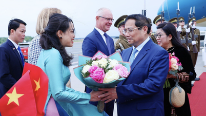 Thủ tướng Phạm Minh Chính và Phu nhân tới Tallinn bắt đầu thăm chính thức Cộng hòa Estonia