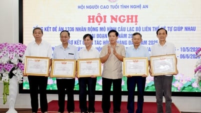 Hội Người cao tuổi Nghệ An đánh giá hoạt động các Câu lạc bộ Liên thế hệ tự giúp nhau