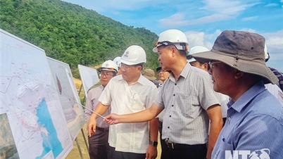 Trên công trường Nhà máy Thủy điện tích năng Bác Ái