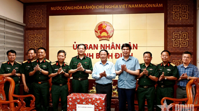 មេបញ្ជាការកងយោធពលខេមរភូមិន្ទទី៣៤ មកទស្សនា និងបំពេញការងារនៅខេត្ត Binh Dinh