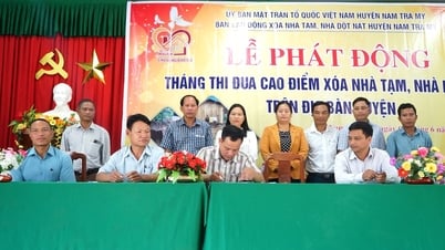 Nam Trà My phát động tháng thi đua cao điểm xóa nhà tạm
