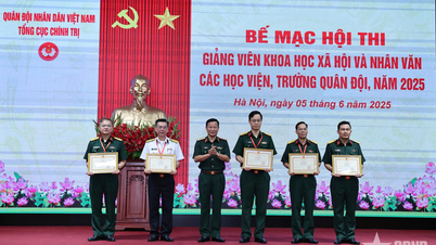 Bế mạc Hội thi giảng viên khoa học xã hội và nhân văn các học viện, trường Quân đội năm 2025
