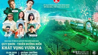 Explosion der Meeresfarben bei der Eröffnungszeremonie des Binh Dinh Summer Tourism Festival 2025