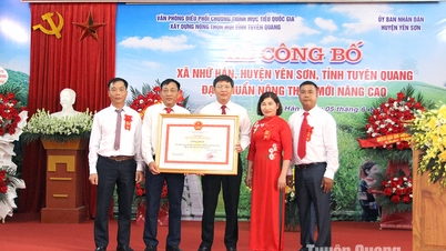 Xã Nhữ Hán đạt chuẩn nông thôn mới nâng cao