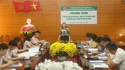 ពិនិត្យលទ្ធផលសកម្មភាពឥណទានគោលនយោបាយសង្គមនៅស្រុក Quang Hoa - កាសែតអេឡិចត្រូនិក Cao Bang
