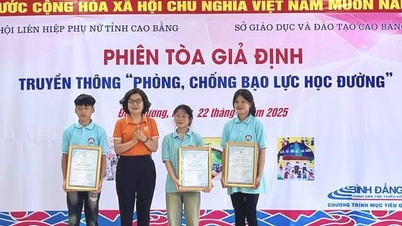 Hội LHPN Cao Bằng truyền thông "Phòng, chống bạo lực học đường"