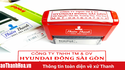 Thien Thanh square stamp engraving: Prestigious, fast