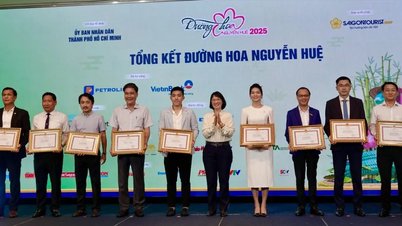 Rue des Fleurs Nguyen Hue 2025 Résumé : Remise de certificats de mérite à 37 groupes et 83 individus