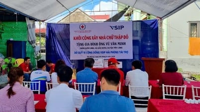 Khởi công xây Nhà Chữ thập đỏ cho hộ khó khăn tại xã Bắc Hưng, Tiên Lãng