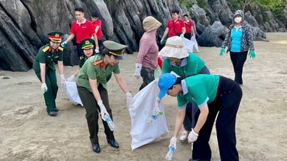 Hội LHPN thành phố phát động hưởng ứng Tháng hành động vì môi trường và Ngày Đại dương Thế giới 2025 tại Cát Bà