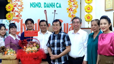 Lãnh đạo TPHCM thăm NSND Đinh Bằng Phi và NSND Thanh Tuấn
