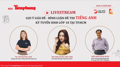 Đang giải đề thi tiếng Anh kỳ thi tuyển sinh lớp 10 tại TPHCM