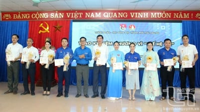 มอบรางวัลแก่กลุ่มและบุคคลดีเด่น 187 รายในสหภาพเยาวชนและการทำงานเป็นทีม