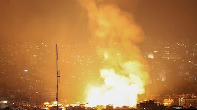 Israel không kích dữ dội loạt địa điểm ở thủ đô Lebanon