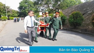 Hướng Hóa: Truy điệu, an táng 10 hài cốt liệt sĩ