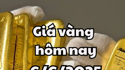 Giá vàng hôm nay 6/6/2025 giá vàng trong nước tiếp chuỗi tăng 2 ngày liên tiếp