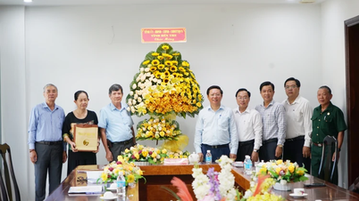 Phó bí thư Thường trực Tỉnh ủy Trần Thanh Lâm thăm, chúc mừng Hội Người cao tuổi tỉnh Bến Tre