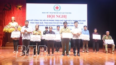 Quynh Phu : La valeur totale des activités humanitaires au cours des six premiers mois de 2025 a atteint plus de 17,6 milliards de VND