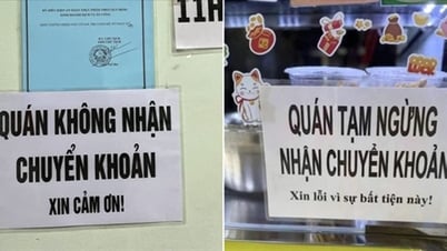 Cửa hàng đột nhiên không nhận chuyển khoản