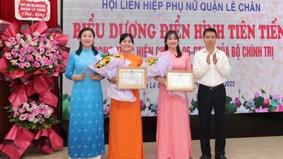Hội LHPN quận Lê Chân tuyên dương tập thể, cá nhân xuất sắc thực hiện Chỉ thị 05 giai đoạn 2016–2025
