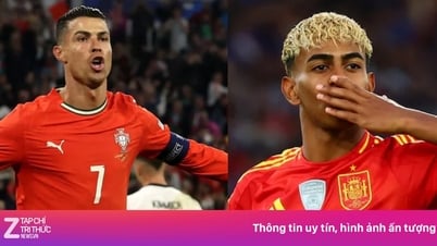 Phản ứng của Ronaldo khi đối đầu Yamal