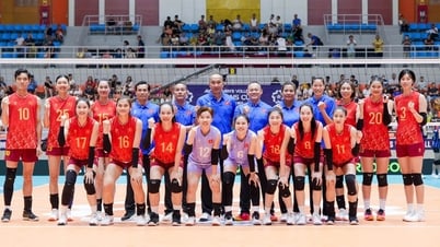 Đội tuyển bóng chuyền nữ Việt Nam thắng dễ Hồng Kông ở AVC Nations Cup 2025