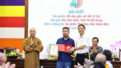 Vinh danh 36 tác phẩm xuất sắc tại Giải Báo chí toàn quốc về Phật giáo lần thứ nhất