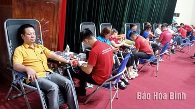 Huyện Đà Bắc: 322 người đăng ký tham gia hiến máu tình nguyện