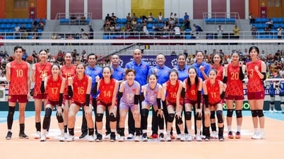 Dùng đội hình 2, bóng chuyền nữ Việt Nam vẫn thắng áp đảo ngày ra quân AVC Nations Cup