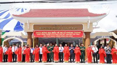 Khánh thành công trình trùng tu di tích Đền thờ Trung tướng Đồng Văn Cống