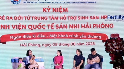 កុមារ 1,000 នាក់បានកើតចេញពីមជ្ឈមណ្ឌល IVF នៃមន្ទីរពេទ្យសម្ភព និងកុមារអន្តរជាតិ Hai Phong