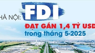 ハノイ：2025年5月にFDIが約14億ドルに達する