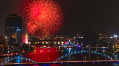 Letzte Nacht war der Himmel von Da Nang so hell wie tausend Sterne.